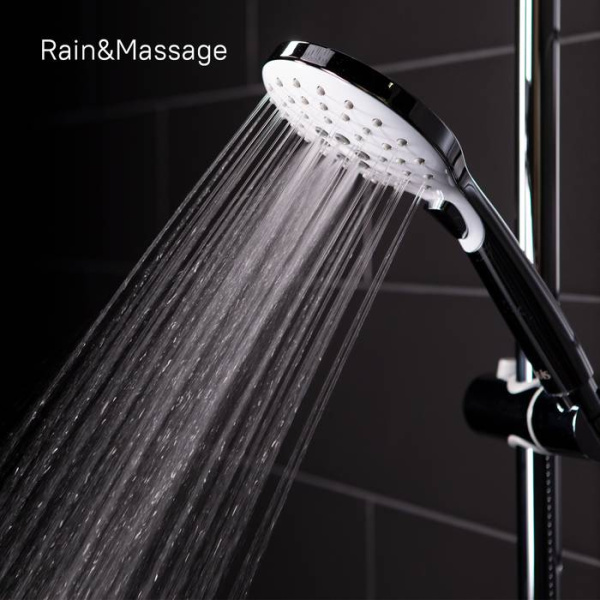 Душевой гарнитур с верхней лейкой белый IDDIS Ray (RAYSW3Fi76)